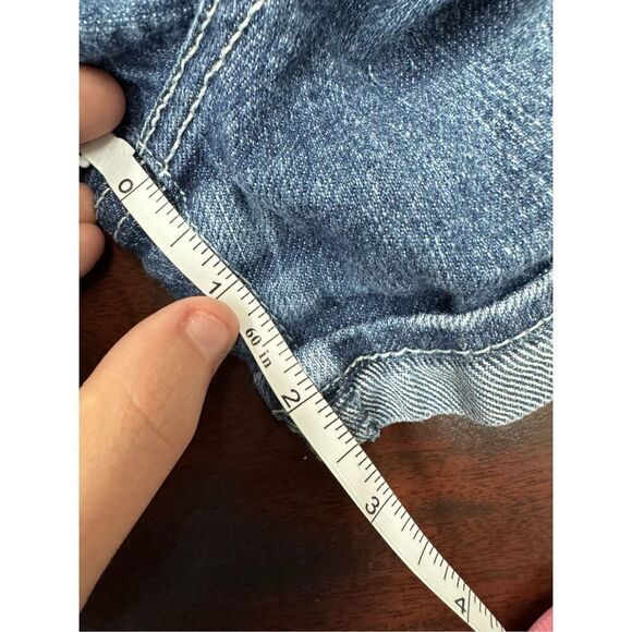 Levi’s Shorty Short Denim Shorts with Button Pockets Size 15 - Picture 7 of 7